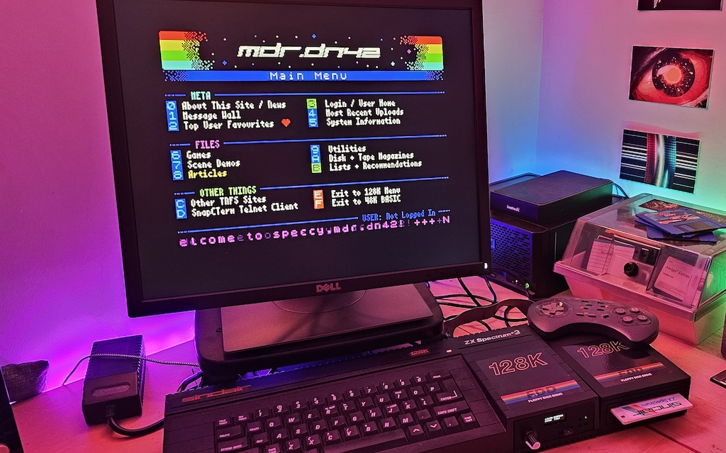 ZX Spectrum connecting to DN24 service